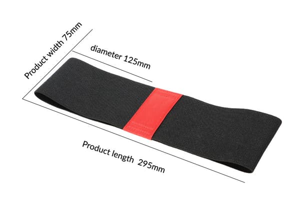 Golfrem för handrörelsekorrigering, elastisk svingrem, hållningskorrigering, mycket elastisk, svart.