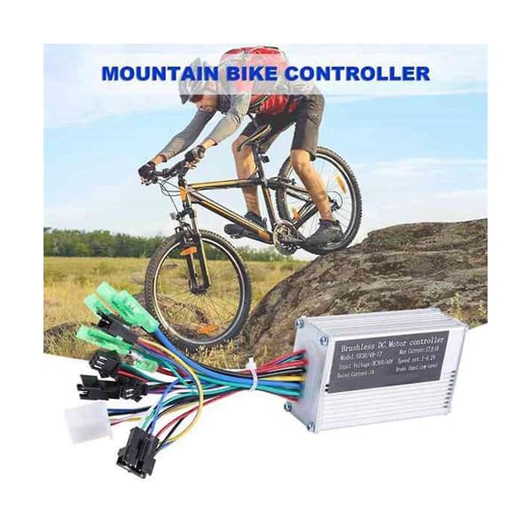1 st 36v 17a 250w/350w Motor Controller E-cykel Borstlös Hastighetsregulator