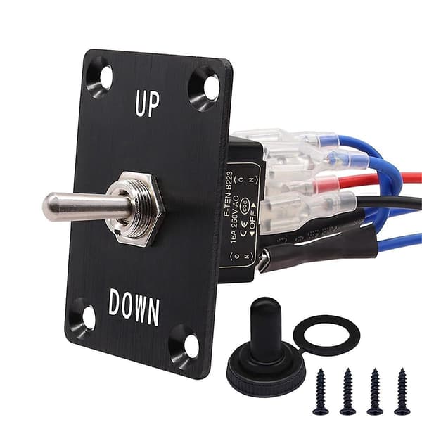 Rocker Toggle Switches Momentary 6 Pin 3 Position (til)-off-(til) op/ned Polarity Reverse Switch Med