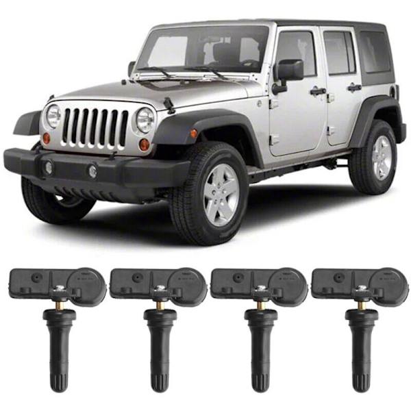 4 stk. dæktrykssensor til DODGE. JEEP. RAM 56029481AB