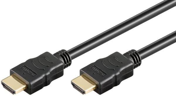0,5 m höghastighets HDMI-kabel med Ethernet