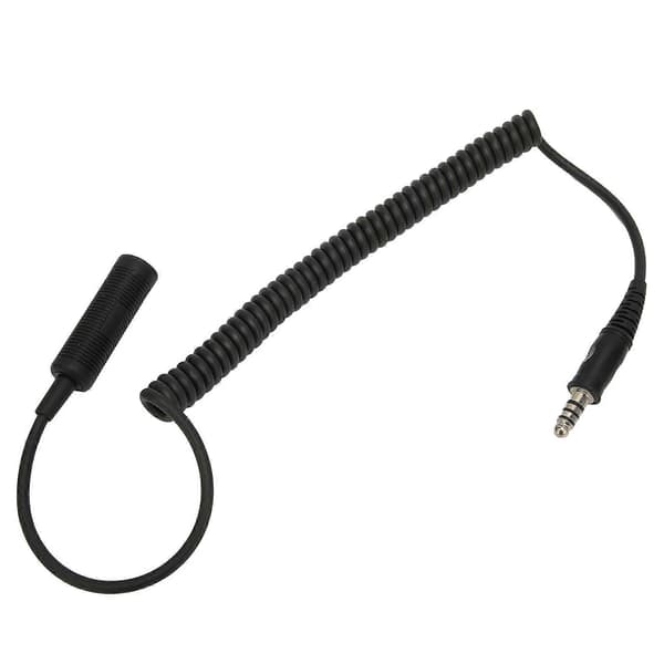 Radio Headset Kabel Plug and Play Forlænget Ledning til Helikopter Mono Headset U92A til U174