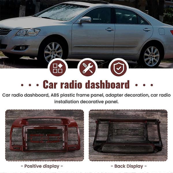 9 tommer 2Din Bilradio Dashboard til Toyota Camry 5 2001-2006 Stereo Panel til Montering af Bilpanel Dua