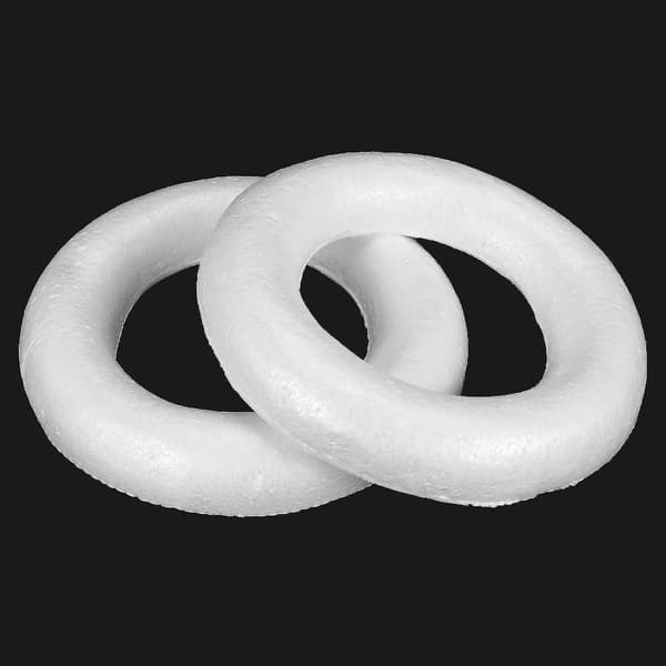 Craftmill Halvrunda Skumringar / Kransar 25cm - Förpackning med (5)