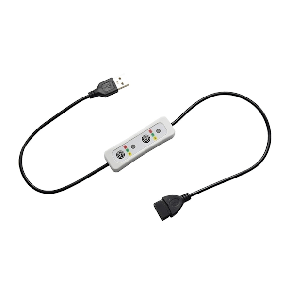 USB-timerbryter forlengelseskabel 60 cm strømforsyningsledning for skrivebordslampe