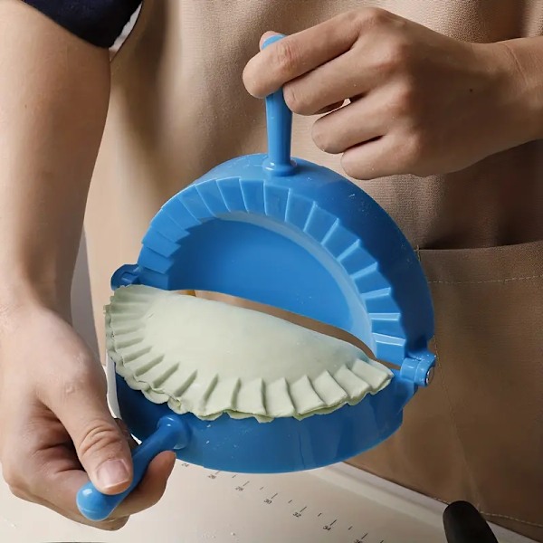 1:a Dumpling Maker, Empanada Mold Maker, Dumpling Formar för Dumplings, Köksprylar Blå A