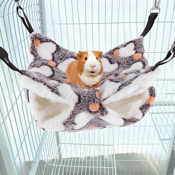 2 Stycken Marsvin Råtta Hängmatta Marsvin Hamster Iller Hängande Hängmatta Leksaker Säng för Små Djur