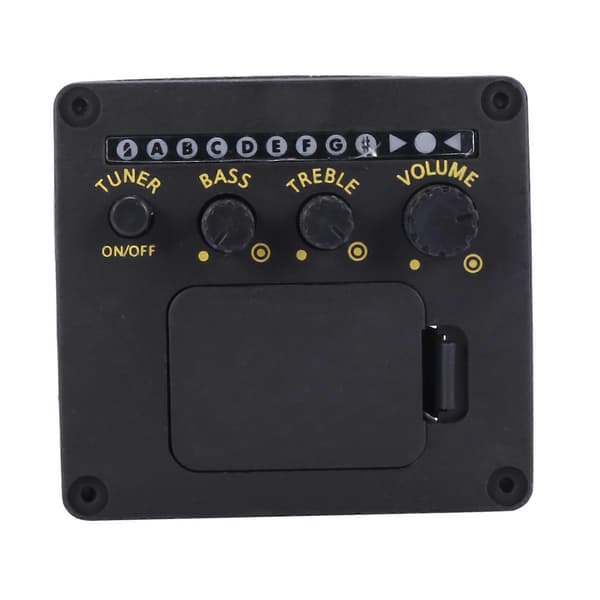 2-bands Pickup EQ Aeq-2T Equalizer Akustisk Gitarr Skruvar Set För Gitarr