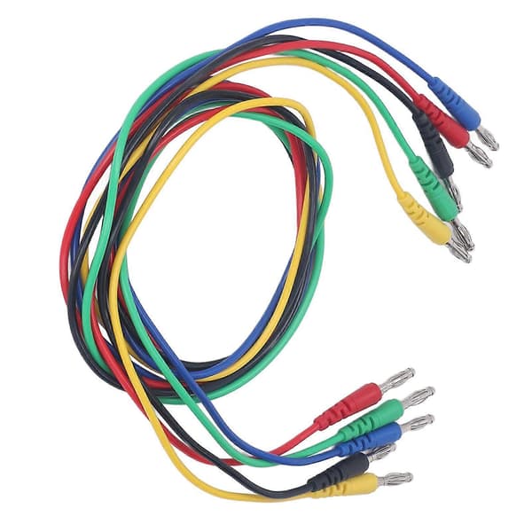 2025 Seneste Model Magnetiske Testledninger Sæt Bløde Fleksible 5 Farver 4mm Banan