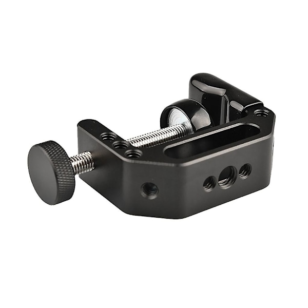 Justerbar C-klemme med 1/4\" 3/8\" gjengehull, kraftig C-formet skrivebordsklemme