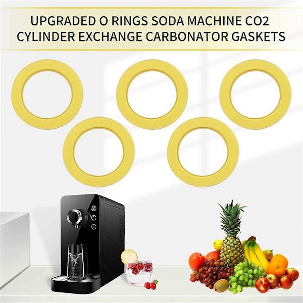 CO2 Cylinder Tætninger streams DUO Terra ART Maskine Tætninger Udskiftningspakninger 5 stk