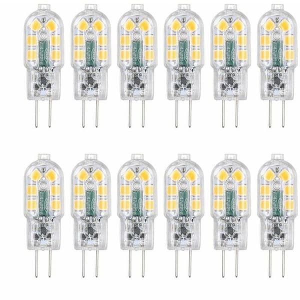 G4 LED-lampa - LARGEIGHT - 12V 3W - Varmvit - 12-pack - Energibesparande