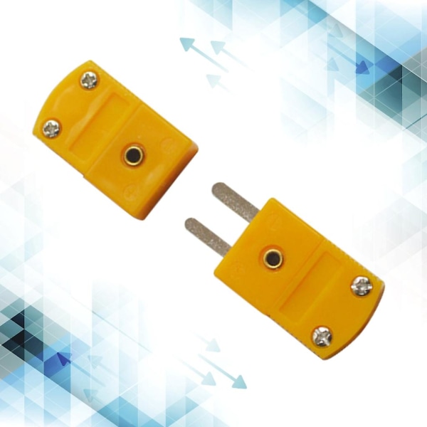 10 stk/sett K-type Hann Hunn Mini-kontakter Plugg Termoelement Miniatyr Sokkel