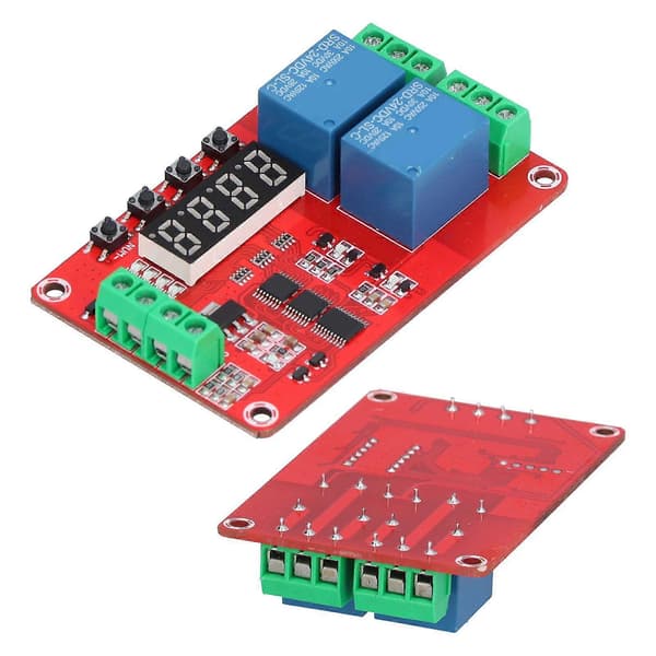 Högkvalitativ 2-vägs multifunktionell elektromagnetisk relämodul fördröjd