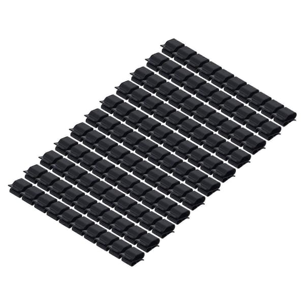 Højkvalitets 100 stk. solcellepanel ledningsclips plastikisolering