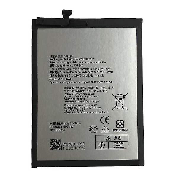 Batteri til Nokia G10 4G / G20 4G 3.85V 4900mAh Li-ion Batteri Samling Del, Kode: WT340 (uden Logo)
