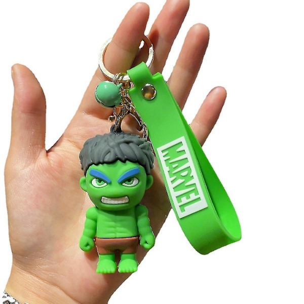 Green Hulk Anime Key Chain Key Ring Bag Pendant Keyring Christmas Gift