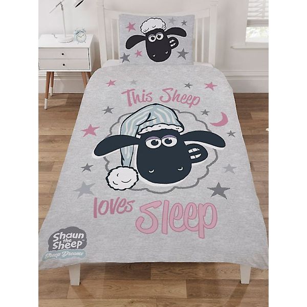 Shaun The Sheep Elsker At Sove Dynebetrækssæt, Enkeltmand