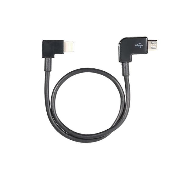 Micro USB till Lightning Fjärrkontroll Surfplatta Telefon Data Konverterare Överföringskabel för Android iOS DJI Spark Mavic Pro