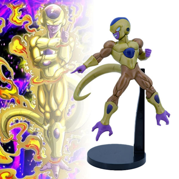 Dragon Ball Figur Fighting Form Miniature Figur Cartoon Model Samleobjekt PVC Vegeta Frieza Action Figur Model Julegave