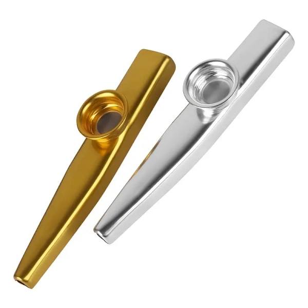 Kazoo Metal Kazoo Guitar Ukulele Accompaniment Farve Begynder Let At Lære Musikinstrument Eid Al-Adha Mubarak Sort