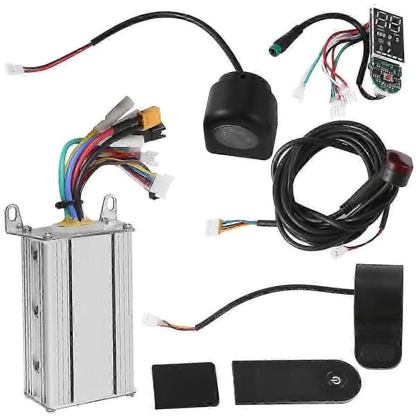 36V 350W Børsteløs Controller+Bluetooth Meter+Accelerator+Lys+Cover Kit Kompatibel med M365/M365 Pro Electri