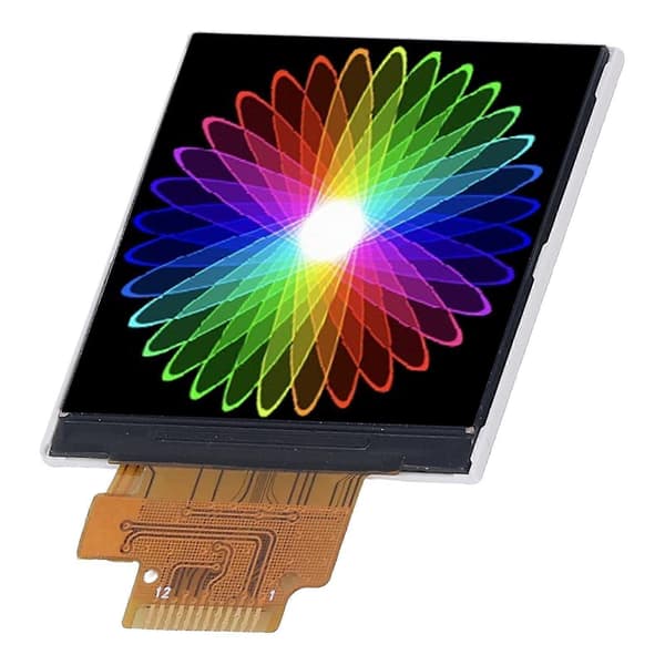 Højkvalitets 1,54 tommer TFT farve IPS display opløsning 240*240 SPI interface...