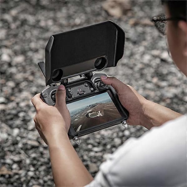 STARTRC 1123784 2-i-1 Solskydd Kompatibelt För DJI RC Pro Controller ABS+PC Skyddskåpa