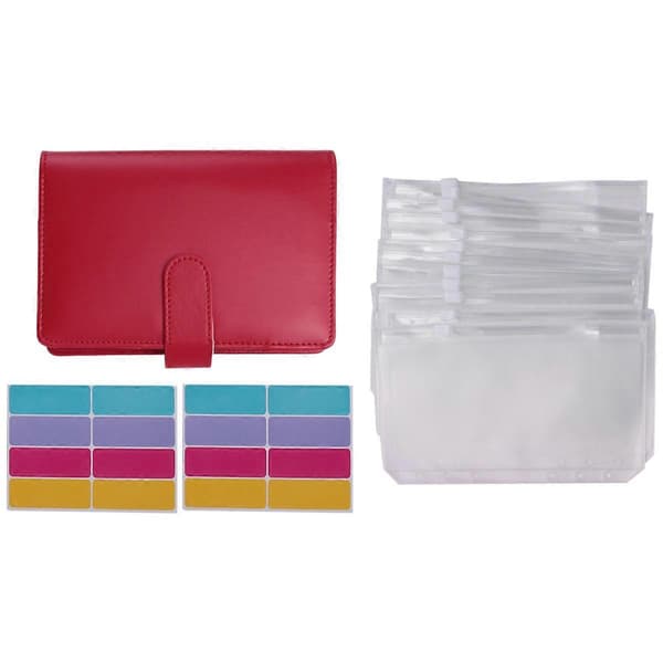 Budgettering Kontantkuvert, 15 stk. Budgetbindersæt, med Kontantkuvert, A6 Binder, til at Spare Penge