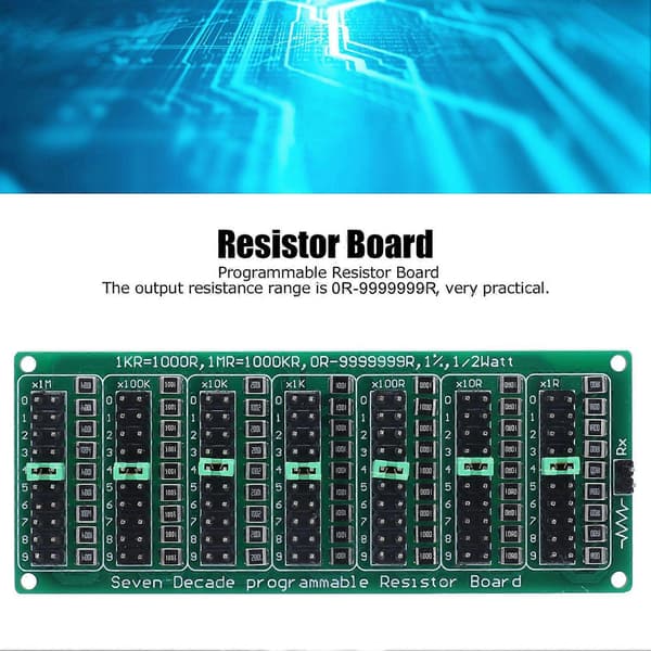 Højkvalitets 0R-9999999R Programmerbart modstandskort AC200V