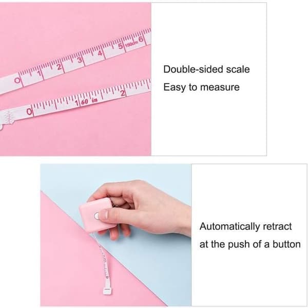 Måttband - YYV - 15 m - Glasfiber - PVC-plastfodral - Flexibelt och hållbart