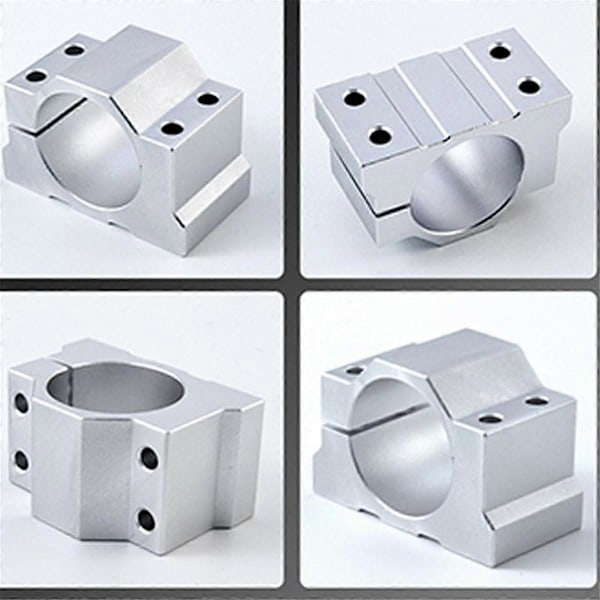 65mm CNC Spindelmotor Klemme Monteringsbrakett, Spindelmotorfeste med 4 skruer, for CNC-fresing
