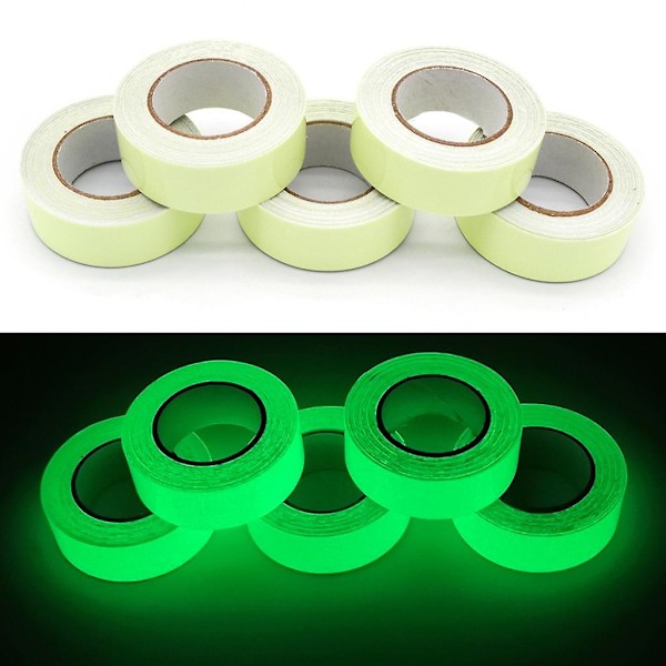 Lysende Tape Lysende Tape Advarsel Jordlys Scene Trappetrinn Fluorescerende Tape