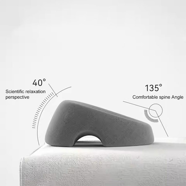 Memory foam ansiktskudde – ergonomisk design för magläge