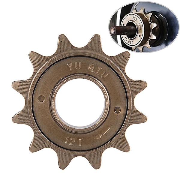 12t Teeth Single Speed Freewheel Sprocket Gear Bicycle Accessories Freewheel Hfmqv