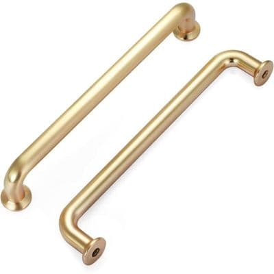 Møbelgreb - LARGEIGHT - Moderne design - Zinklegering - 128 mm center-til-center afstand - Sæt med 6