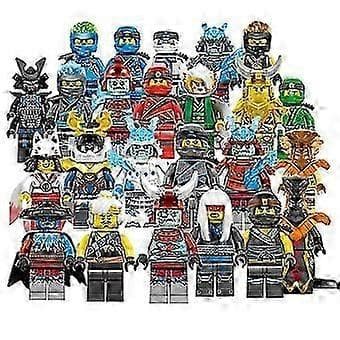 Sæt med 24 stk. Ninja Minifigurer