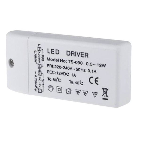 LED-driver 12W 18W LED-strømsdriver LED-driver konstant strømforsyning