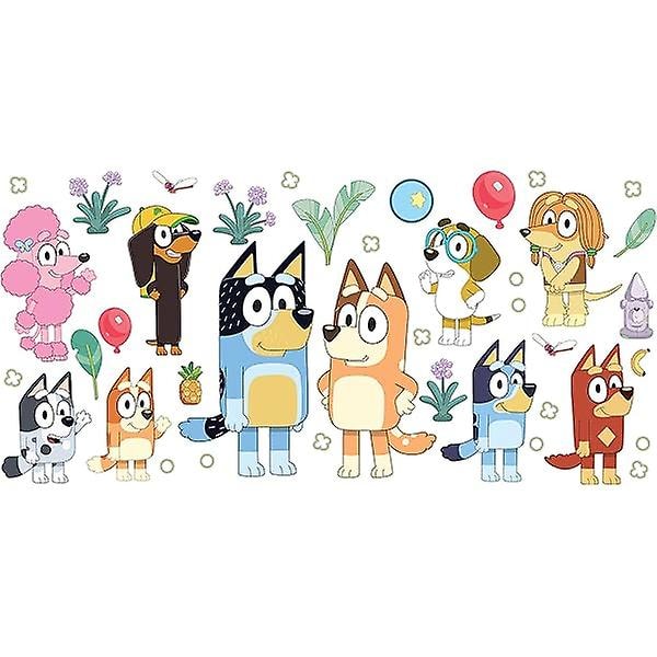 Bluey Family And Friends Peel And Stick Wall Decals, Rmk5457scs