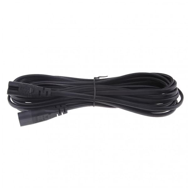 IEC 320 C8 Han till C7 Hon Adapterkabel Förlängningssladd 5 Meter