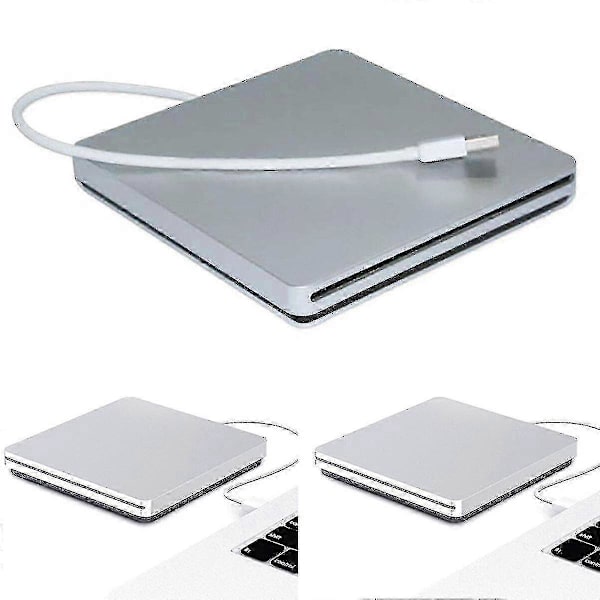 MacBook USB Ekstern CD/DVD Drev Brænder til Mac & PC - Slot Loading