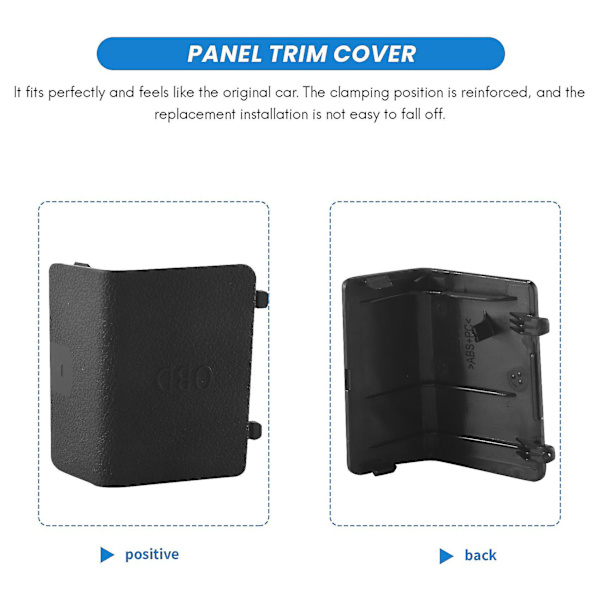 For- 3 Serie E90 E91 E92 E93 Diagnostisk Stikdækssel Obd Sort Lhd Panel Dekorativt Dækssel 5143714753