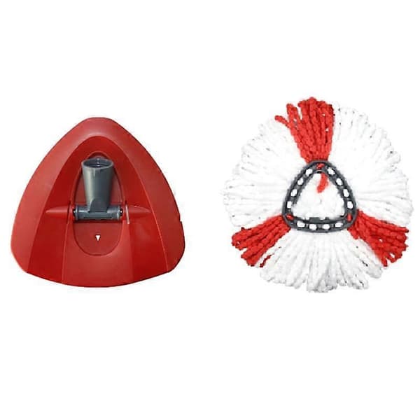 Ersättningsmopptillbehör för vridbar triangulär mopp Mikrofiber Rengöringsmoppduk