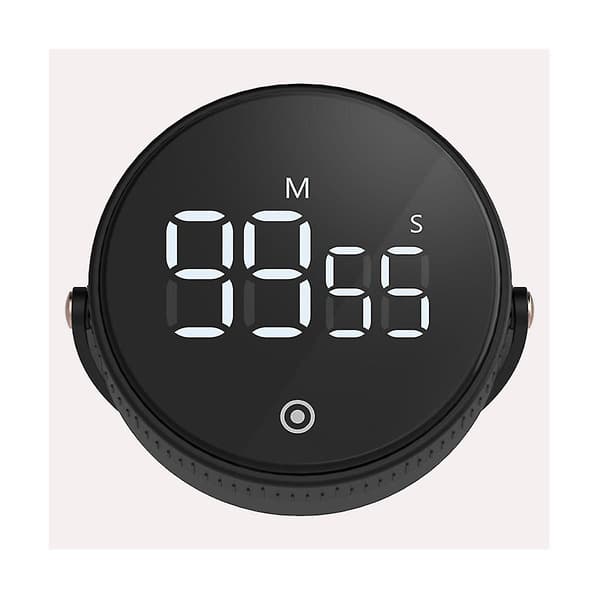 Magnetisk digital timer för köksklocka timer nedräkning stoppur LED bordslarm kök(rosa)
