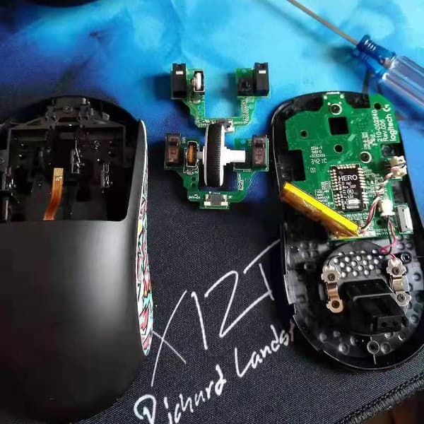 Til Logitech G Pro X Superlight Mus Top Motherboard Mikrobryder Knappenplade - STØRRELSE:4