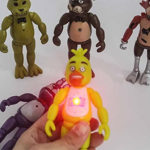 5 st/set Five Nights At Freddys Actionfigurer Leksaker Samling Barn Julklapp