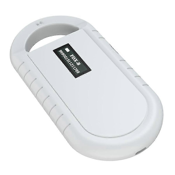 RFID-läsare för husdjur, handhållen djurchipläsare, bärbar RFID-läsare, stöd för 11784/11785