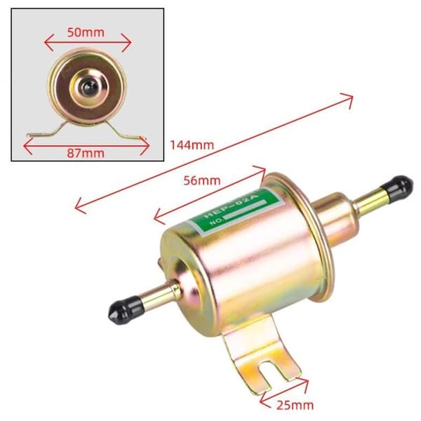 HEP02A Universal elektrisk bränslepump Lågspänning 12V