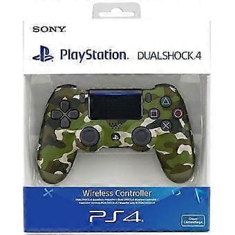 Playstation Til PS4 DualShock 4 V2 Trådløs Controller Kontroller - Camouflage Grøn