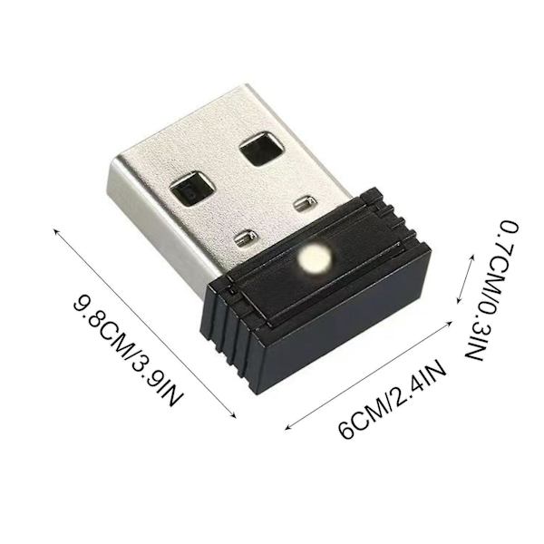 Mus Jiggler Udetectable USB Mover Ingen Software Krævet Sort